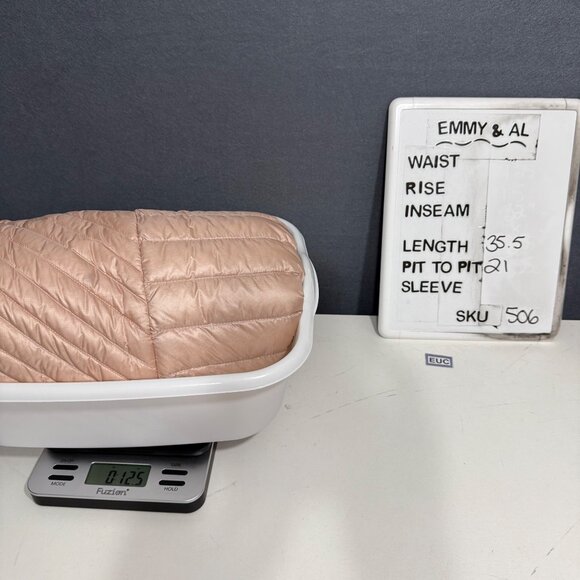 Duluth Womens Down Right Long Vest Size L Peach Pink Full Zip Pockets Warm EUC - Picture 13 of 16